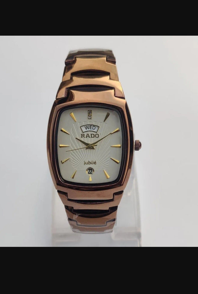 men,s golden chain watch